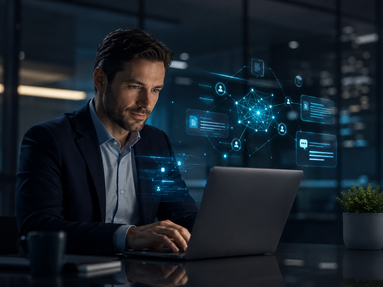Visual zu AI Agents und Wissens-KI